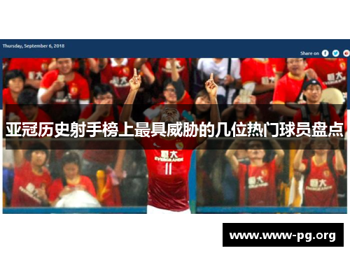 亚冠历史射手榜上最具威胁的几位热门球员盘点