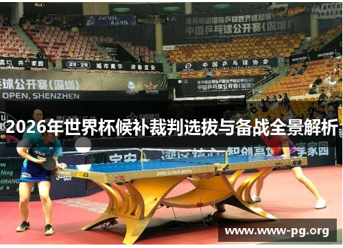 2026年世界杯候补裁判选拔与备战全景解析